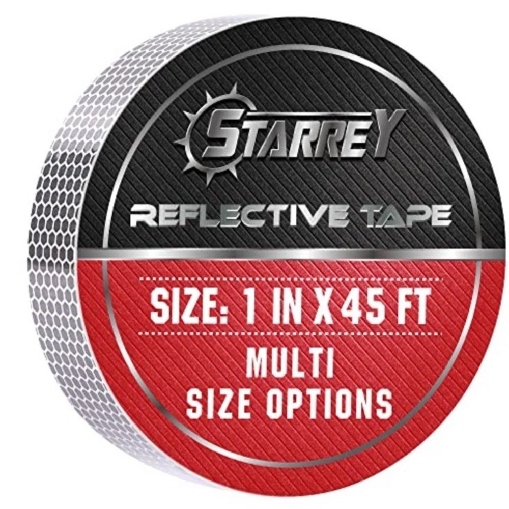 Starrey Flexible Reflective Tape 1 Inch X 45 Feet Multi Size Options